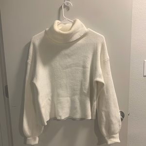 Urban Outfitters Turtleneck Sweater- White